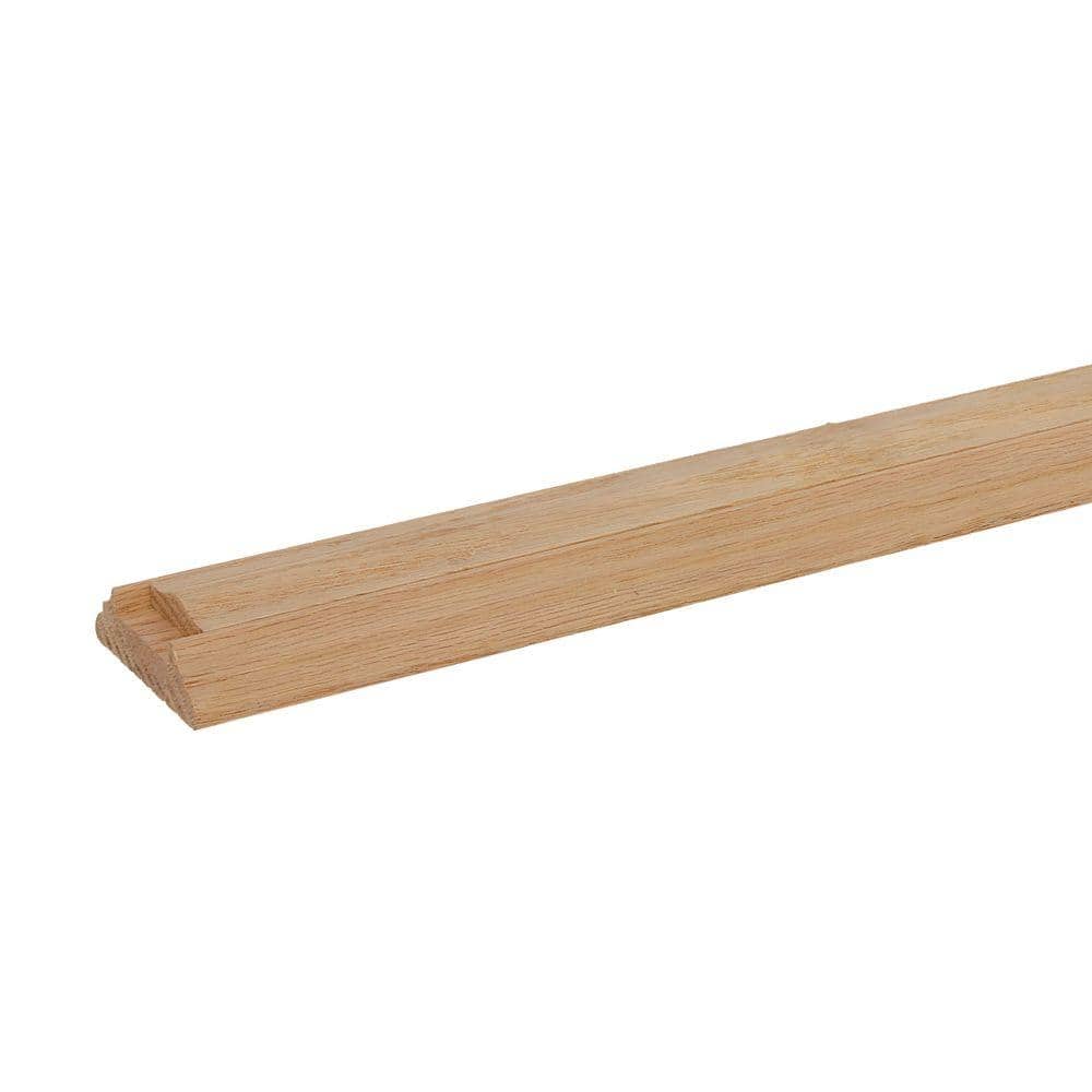 EVERMARK Stair Parts 6045 8 ft. Unfinished Poplar Shoe Rail with Crown Fillet