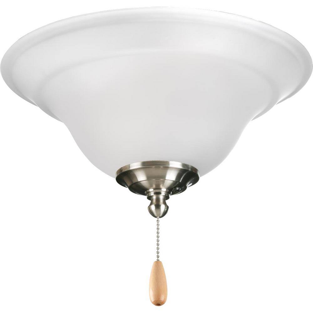 Progress Lighting Trinity Collection 2-Light Unfinished Ceiling Fan Light Kit