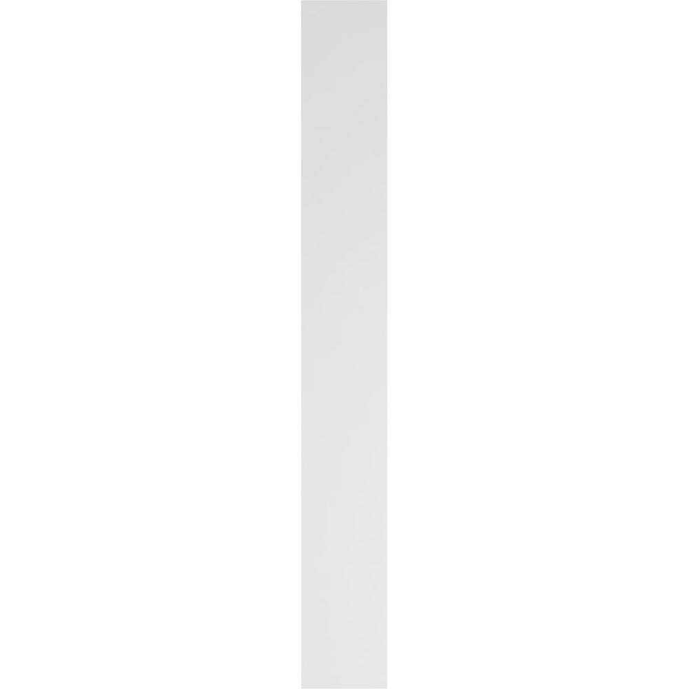 Ekena Millwork 2 in. x 6 in. x 48 in. Fluted PVC Pilaster Moulding with Standard Capital and Base (Pair)