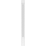Ekena Millwork 2 in. x 6 in. x 82 in. Fluted PVC Pilaster Moulding with Standard Capital and Base (Pair)