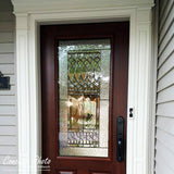 Ekena Millwork 2 in. x 6 in. x 82 in. Flat Panel PVC Pilaster Moulding with Decorative Capital and Base (Pair)