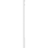 Ekena Millwork 2 in. x 7 in. x 48 in. Fluted PVC Pilaster Moulding with Decorative Capital and Base (Pair)