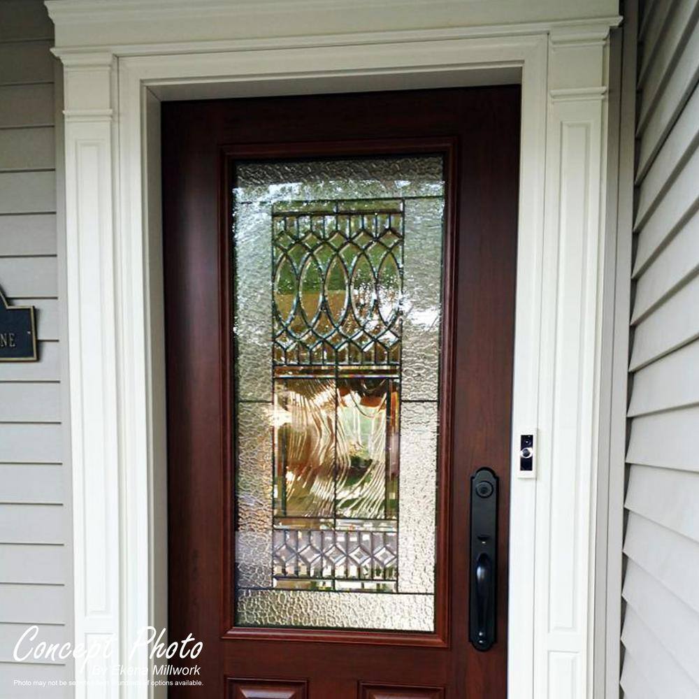 Ekena Millwork 2 in. x 7 in. x 96 in. Raised Panel PVC Pilaster Moulding with Decorative Capital and Base (Pair)