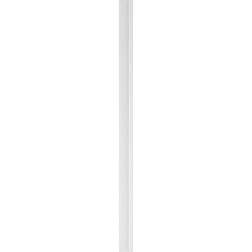Ekena Millwork 2 in. x 7 in. x 120 in. Fluted PVC Pilaster with Decorative Capital and Base Moulding (Pair)