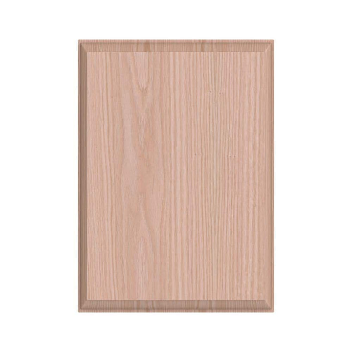 EVERMARK Stair Parts 7327 4-1/2 in. x 6 in. Unfinished Red Oak Craftsman Rosette Handrail Fitting