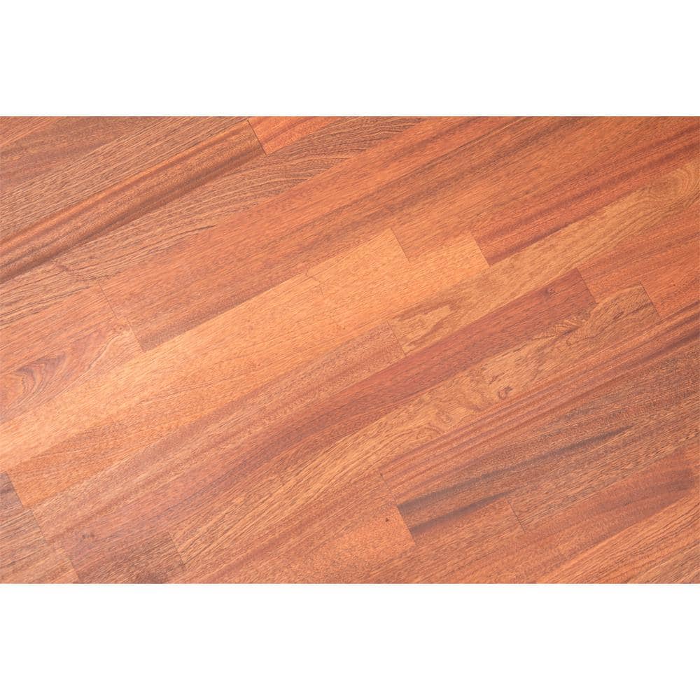 HARDWOOD REFLECTIONS 4 ft. L x 25 in. D Unfinished Sapele Solid Wood Butcher Block Countertop With Eased Edge