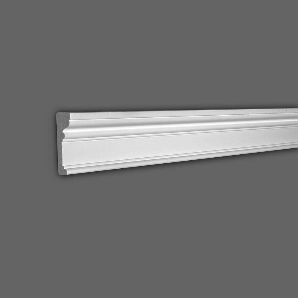 American Pro Decor RB03 1-1/8 in. x 3-5/8 in. x 96 in. Recycled Polystyrene Door and Window Casing Moulding Pro Pack 32 LF (4-Pack)