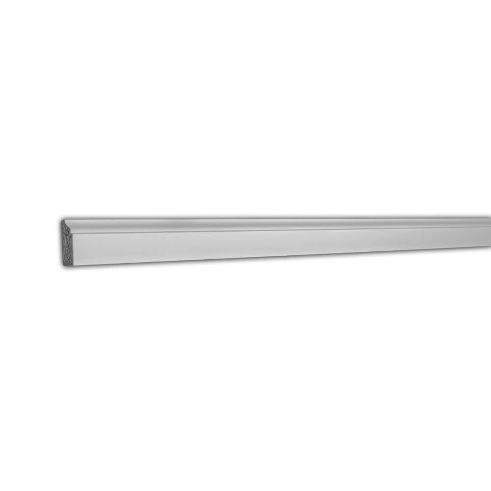 American Pro Decor WM 935 1-5/8 in. x 9/16 in. Recycled Polystyrene Door Stop Moulding Pro Pack 72 LF (9-Pack)