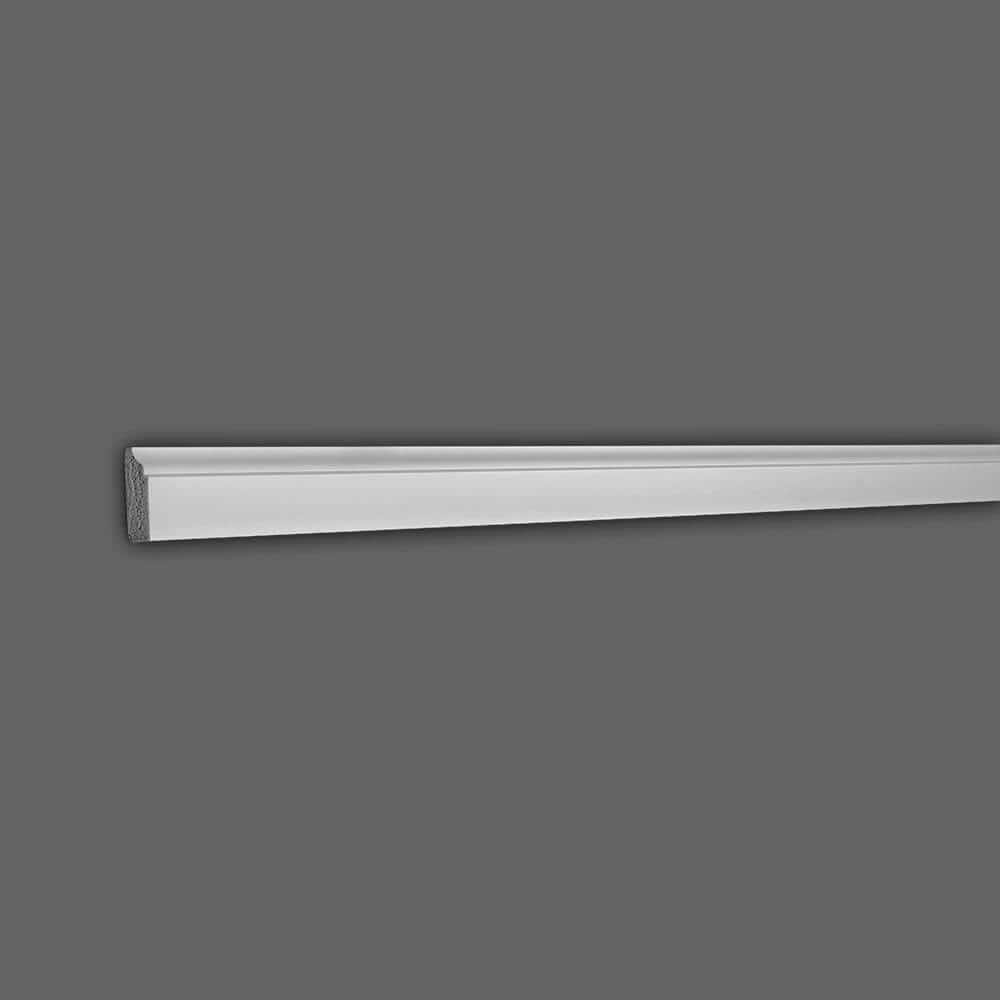 American Pro Decor WM 935 1-5/8 in. x 9/16 in. Recycled Polystyrene Door Stop Moulding Pro Pack 72 LF (9-Pack)