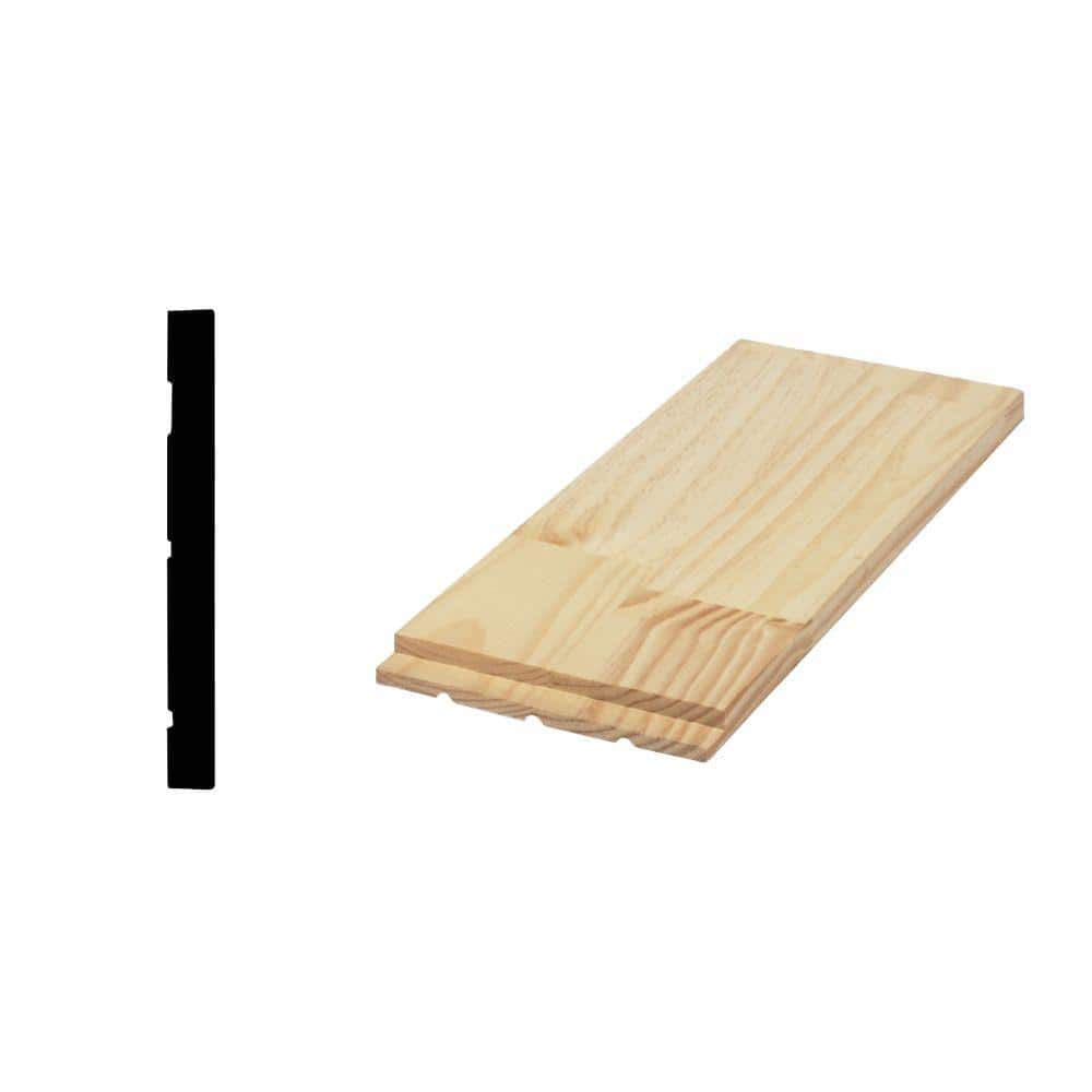 Woodgrain Millwork WG 658 11/16 in. x 6-5/8 in. x 81-11/16 in. Below Dado Pine Finger Jointed Interior Flat Jamb