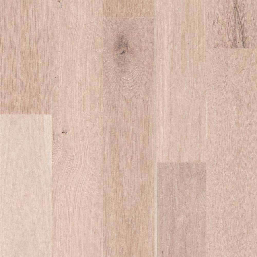 Beasley Unfinished 1/2 in. x 5-3/8 in. Engineered White Oak Hardwood Flooring (35.1 sq. ft./ctn)