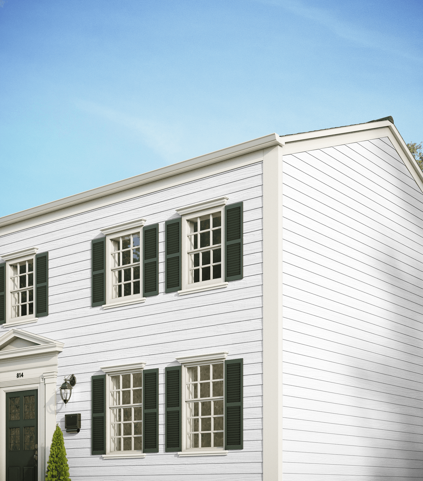 James Hardie 5/16 in. x 8-1/4 in. x 12 ft. HardiePlank Select Cedarmill Eased Edge Lap Siding, HardieZone 5, Arctic White