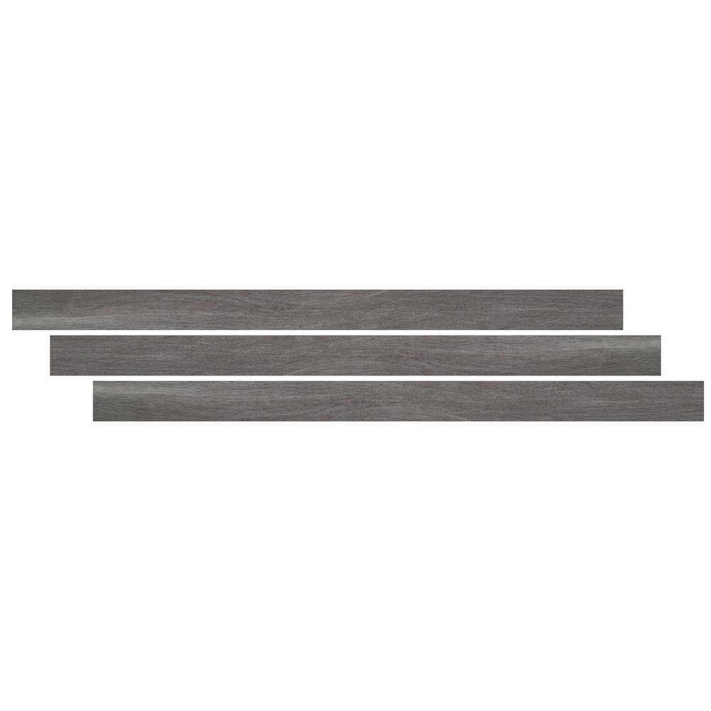 Urban Ash 3/4 in. T x 0.625 in. W x 94 in. L Luxury Vinyl Quarter Round Molding
