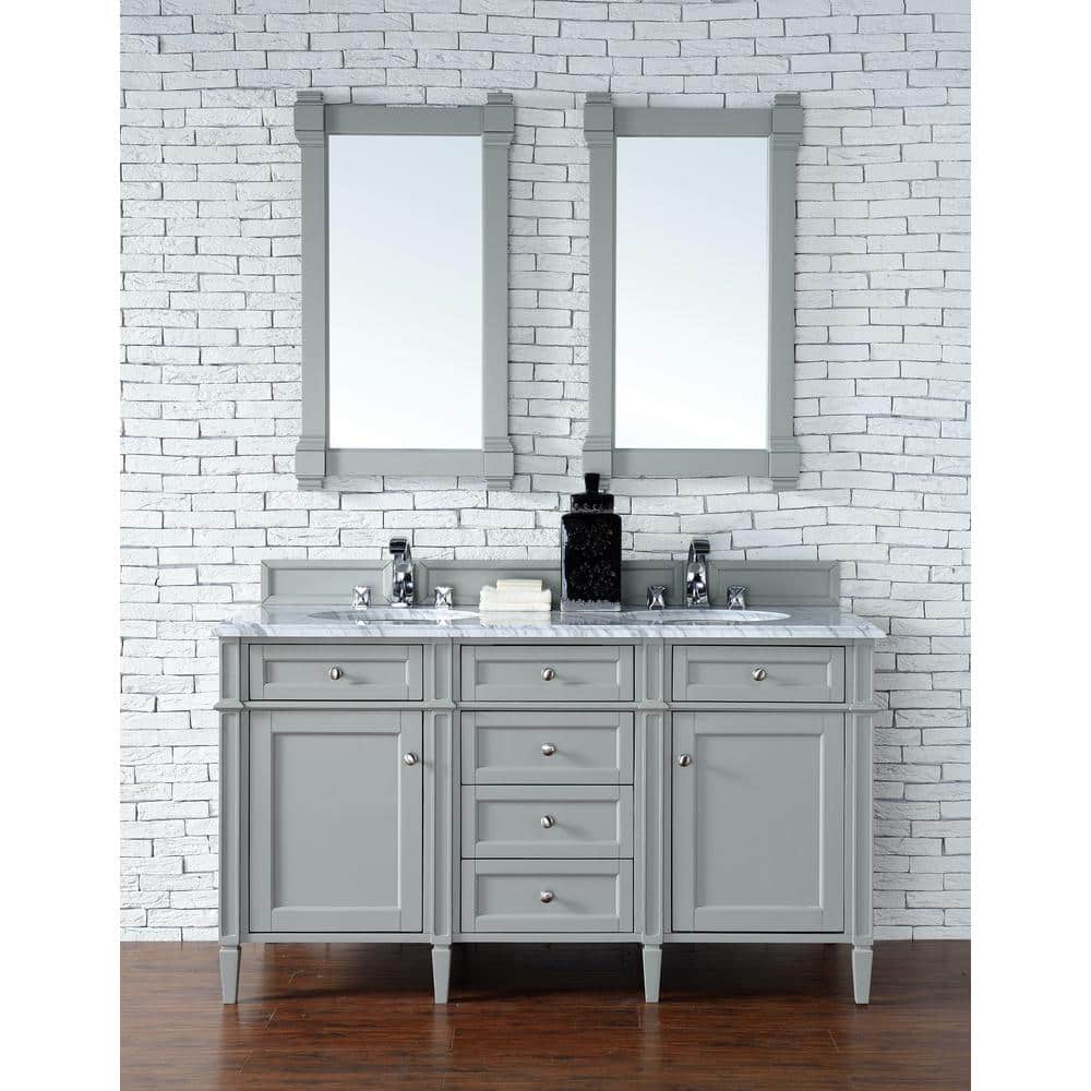 James Martin Vanities Brittany Urban Gray Rectangular Bathroom Vanity Mirror, 21.7 x 39.2 Inches