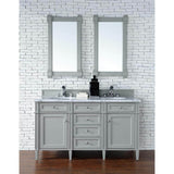 James Martin Vanities Brittany Urban Gray Rectangular Bathroom Vanity Mirror, 21.7 x 39.2 Inches