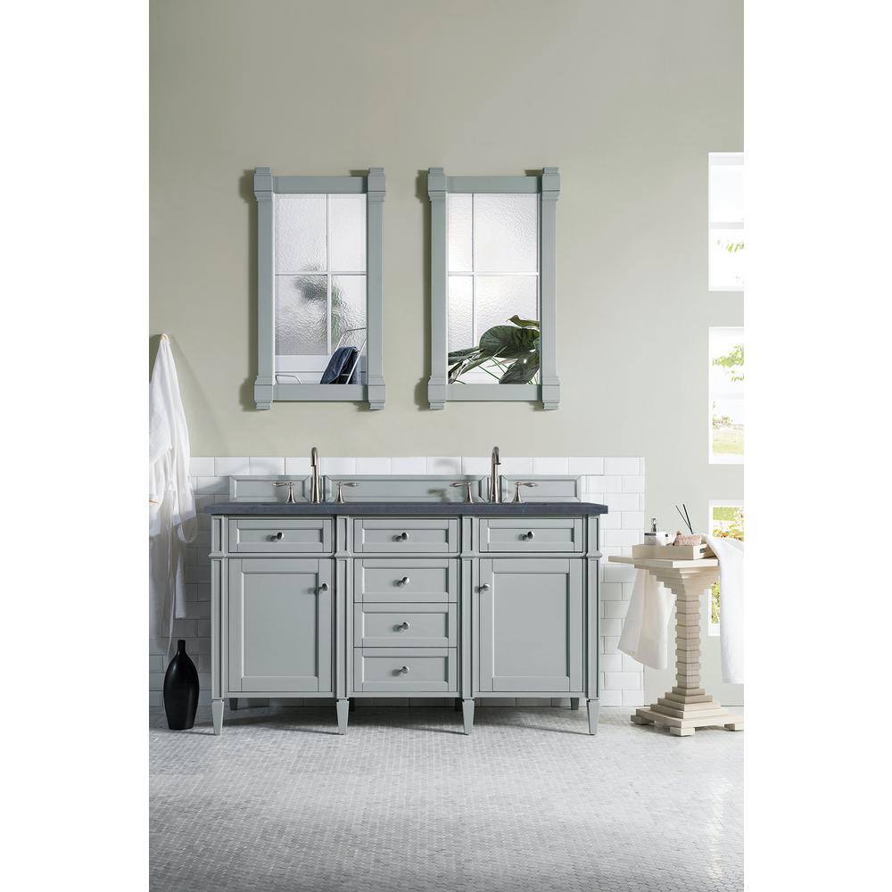 James Martin Vanities Brittany Urban Gray Rectangular Bathroom Vanity Mirror, 21.7 x 39.2 Inches