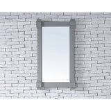 James Martin Vanities Brittany Urban Gray Rectangular Bathroom Vanity Mirror, 21.7 x 39.2 Inches