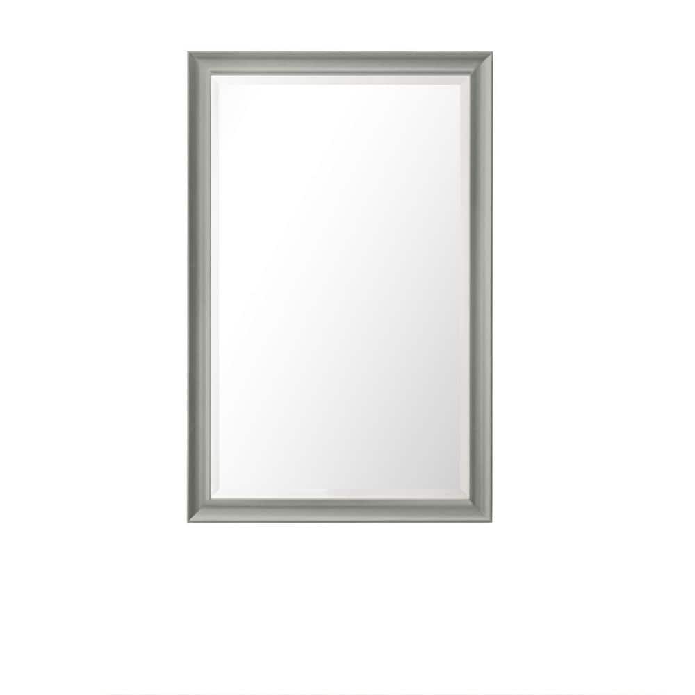 James Martin Vanities Glenbrooke 26" x 40" Urban Gray Bathroom Vanity Mirror