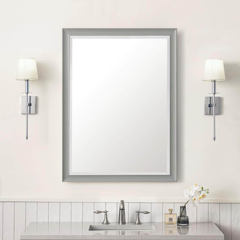 James Martin Vanities Glenbrooke 30" x 40" Urban Gray Bathroom Vanity Mirror