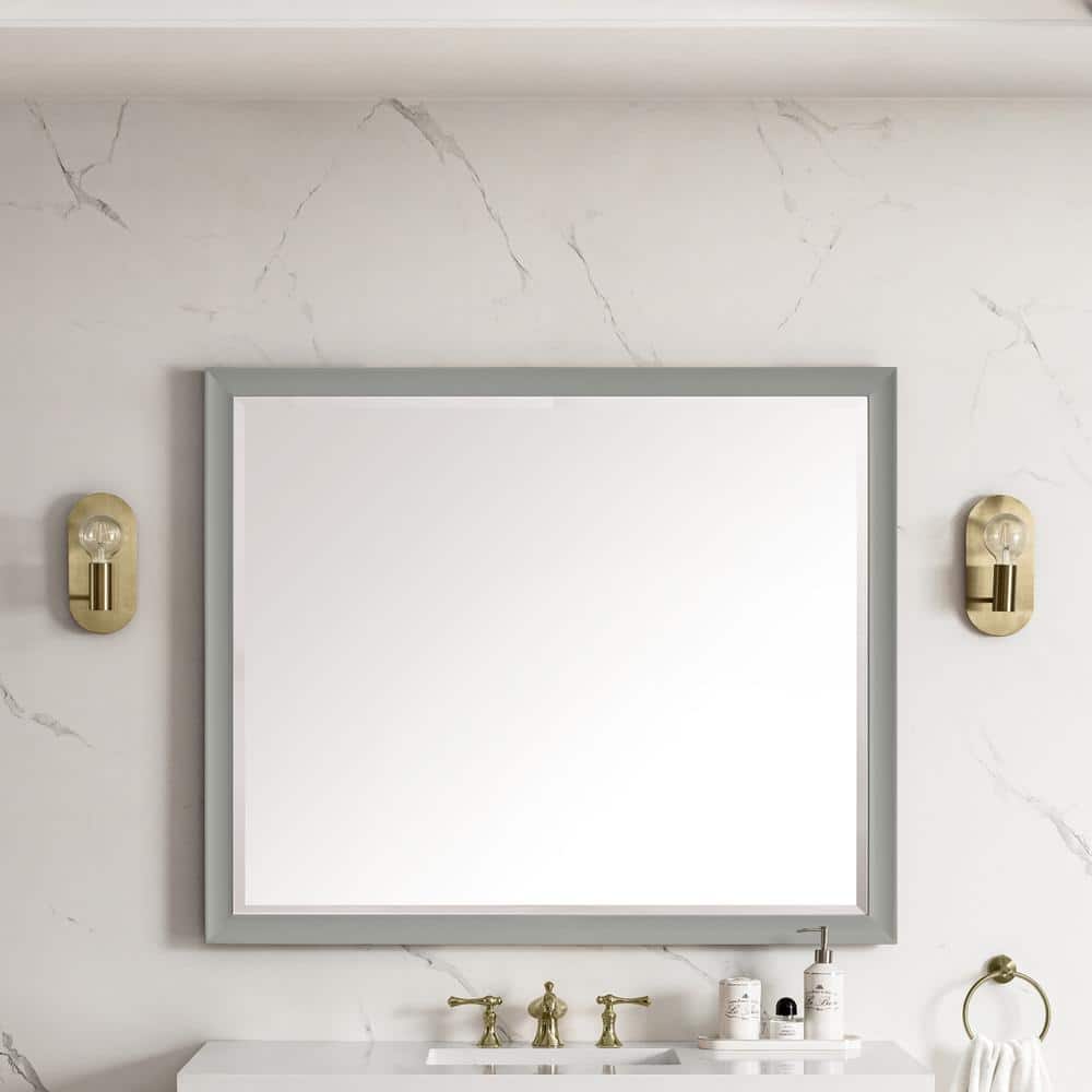 James Martin Vanities Glenbrook 48" x 40" Urban Gray Bathroom Vanity Mirror