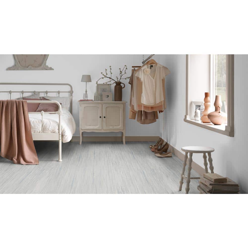 Marmoleum Cinch Loc Seal Urban Silver 9.8 mm T x 11.81 in. W x 35.43 in. L Waterproof Laminate Floor Tile (20.34 sq. ft./Case)