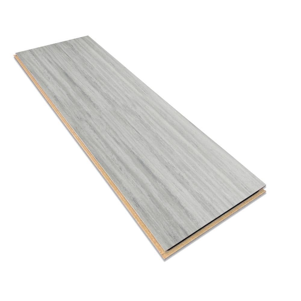 Marmoleum Cinch Loc Seal Urban Silver 9.8 mm T x 11.81 in. W x 35.43 in. L Waterproof Laminate Floor Tile (20.34 sq. ft./Case)