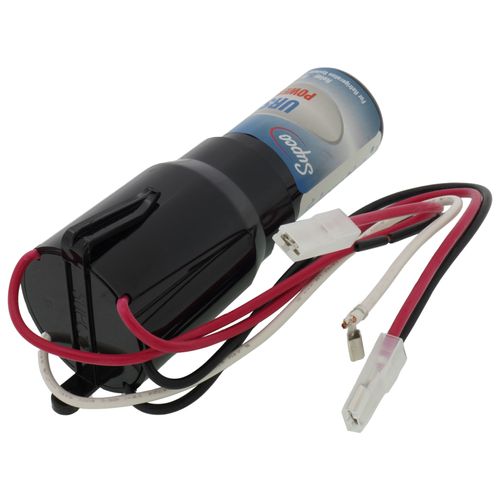 Supco URSC10 capacitor - side view (Type: Relay; Voltage: 115V)