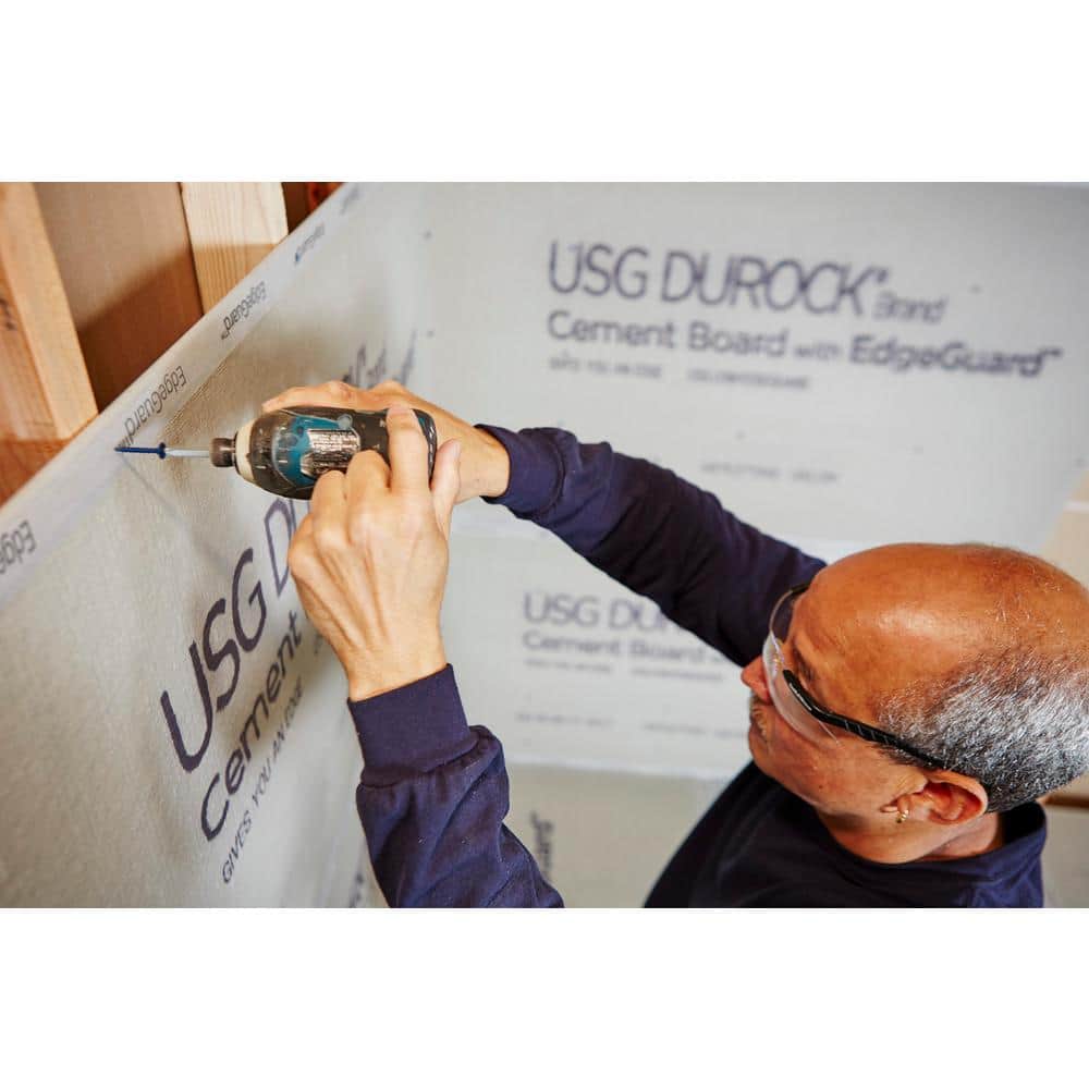 USG Durock Brand 1/4 in. x 3 ft. x 5 ft. Cement Board with EdgeGuard