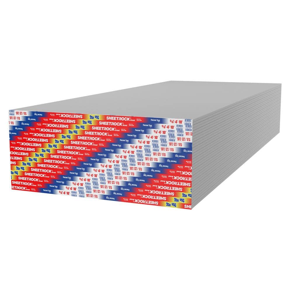 USG Sheetrock Brand 5/8 in. x 4 ft. x 10 ft. Firecode X Drywall