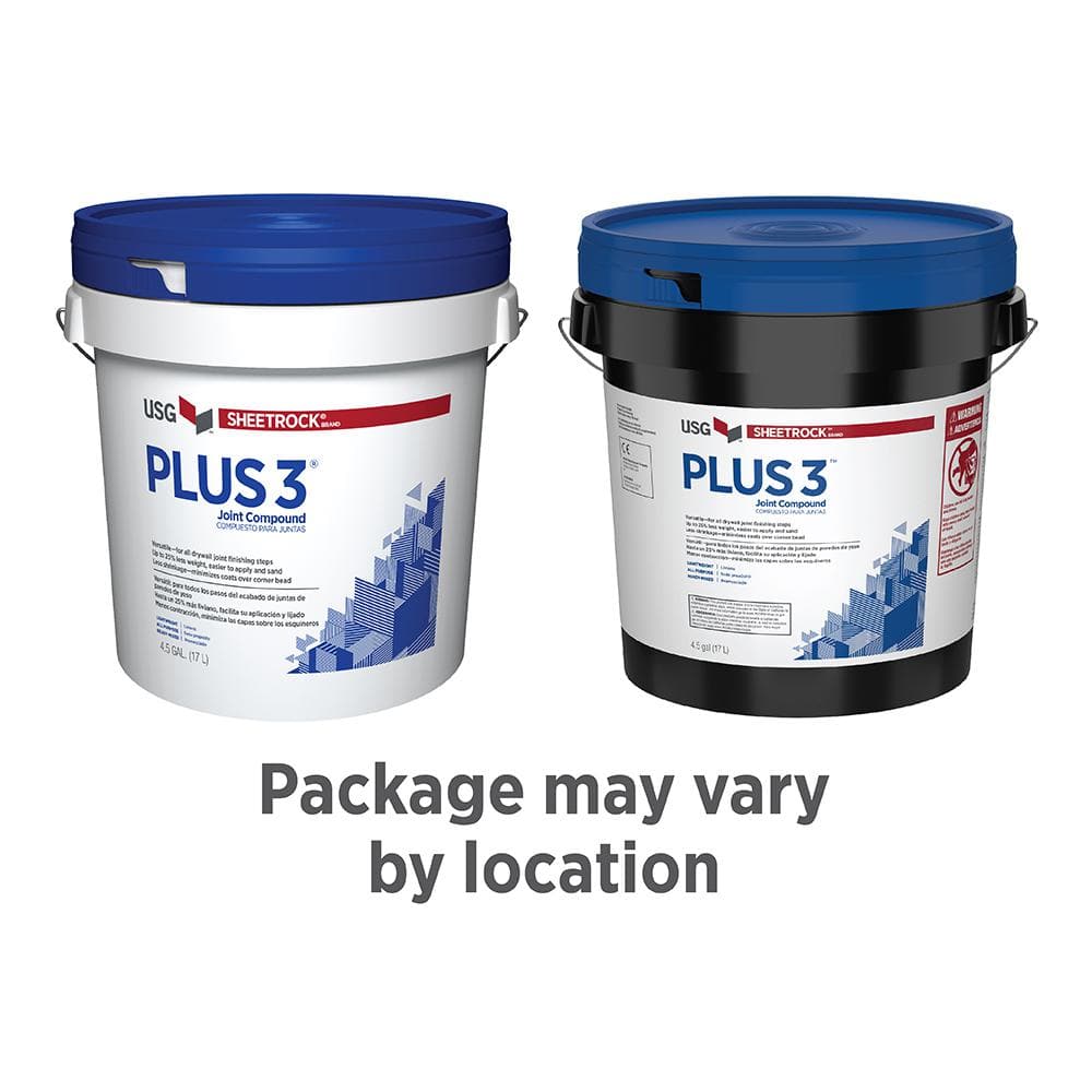 USG Sheetrock Brand 4.5 gal. Plus 3 Ready-Mixed Joint Compound