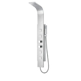 ANZZI Visor Brushed Steel 4-Spray Shower Panel System (Valve Included)