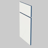 MILL'S PRIDE Richmond Valencia Blue Plywood Shaker Stock Ready to Assemble Wall Kitchen Cabinet Sft Cls 12 in W x 12 in D x 36 in H