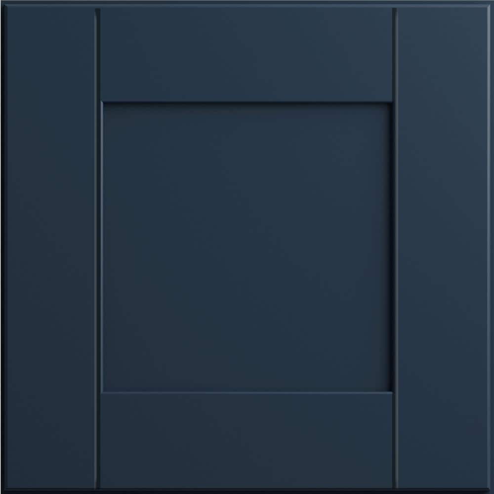 MILL'S PRIDE Richmond Valencia Blue Plywood Shaker Ready to Assemble Corner Kitchen Cabinet Soft Close 20 in W x 12 in D x 30 in H