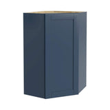 MILL'S PRIDE Richmond Valencia Blue Plywood Shaker Ready to Assemble Corner Kitchen Cabinet Soft Close 24 in W x 12 in D x 42 in H