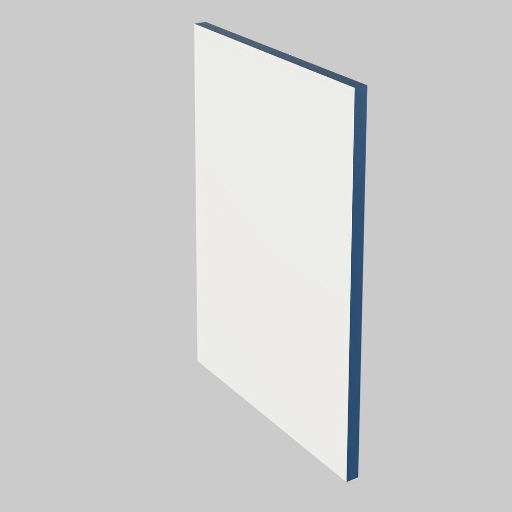 MILL'S PRIDE Richmond Valencia Blue Plywood Shaker Ready to Assemble Corner Kitchen Cabinet Soft Close 24 in W x 12 in D x 42 in H