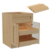 Home Decorators Collection Washington Oak Kitchen Cabinet with Soft-Close Doors