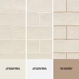 Ivy Hill Tile Catalina Vanilla 3 in. x 12 in. x 8 mm Polished Ceramic Subway Wall Tile (10.76 sq.ft./case)