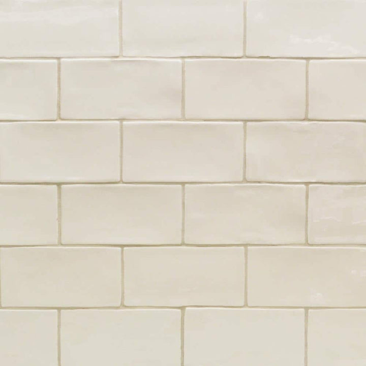 Ivy Hill Tile Catalina Vanilla 3 in. x 6 in. x 8 mm Polished Ceramic Subway Wall Tile (5.38 sq. ft./case)
