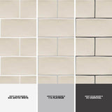 Ivy Hill Tile Catalina Vanilla 3 in. x 6 in. x 8 mm Polished Ceramic Subway Wall Tile (5.38 sq. ft./case)