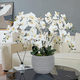 Vanity Art 36.22 in. H Artificial Phalaenopsis Orchids Floral Arrangement in Pot