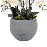 Vanity Art 36.22 in. H Artificial Phalaenopsis Orchids Floral Arrangement in Pot