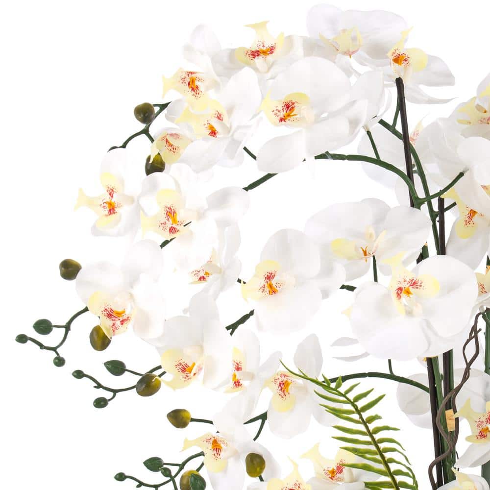 Vanity Art 29.13 in. H Artificial Orchid Floral Arrangement in Ceramics Vase