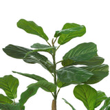 Vanity Art 47 .24 in. H Artificial Fiddle Leaf Fig Tree in Pot (Set of 2)