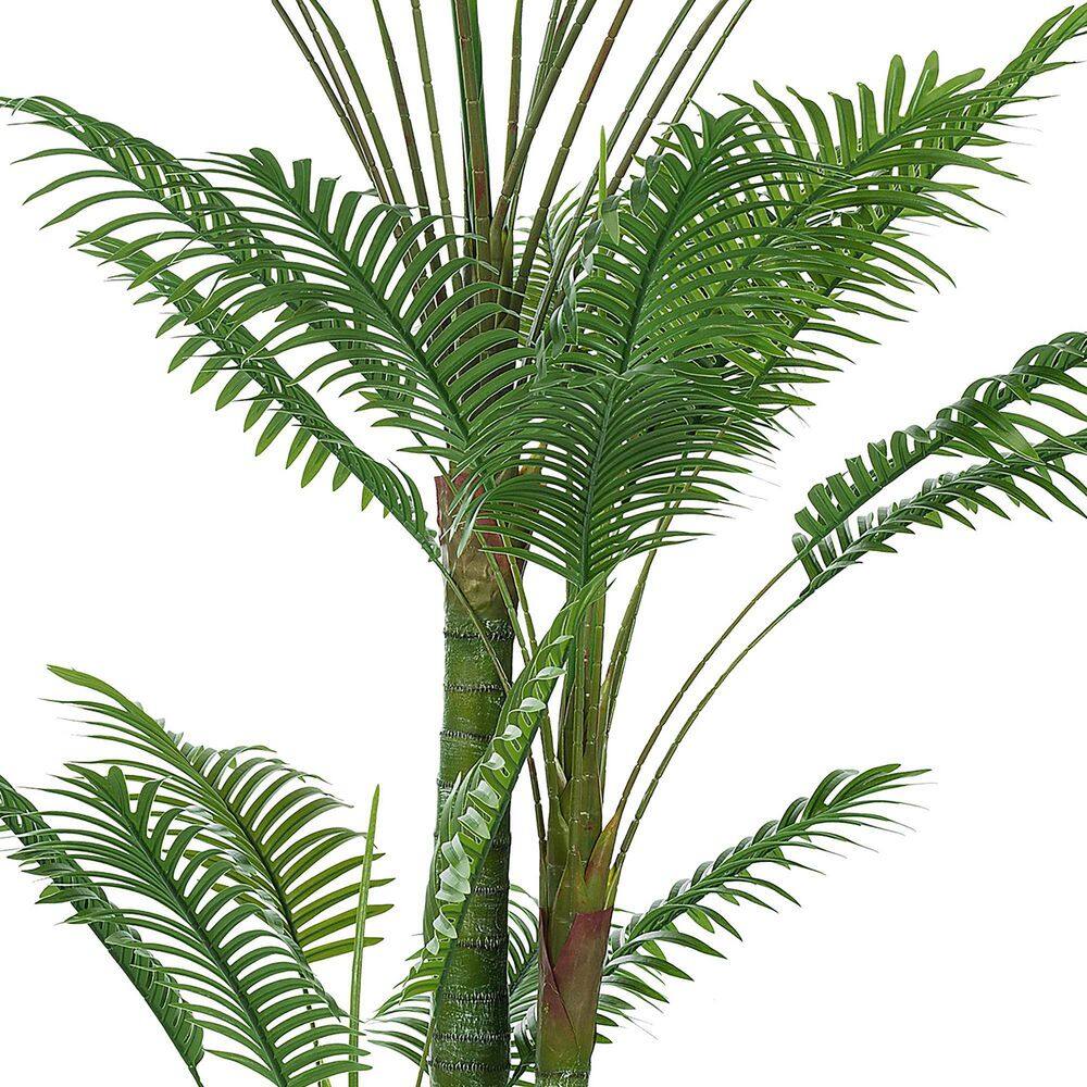 Vanity Art 85 .04 in H Artificial Palm Plant in Planter (Set of 2)