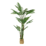 Vanity Art 85 .04 in H Artificial Palm Plant in Planter (Set of 2)