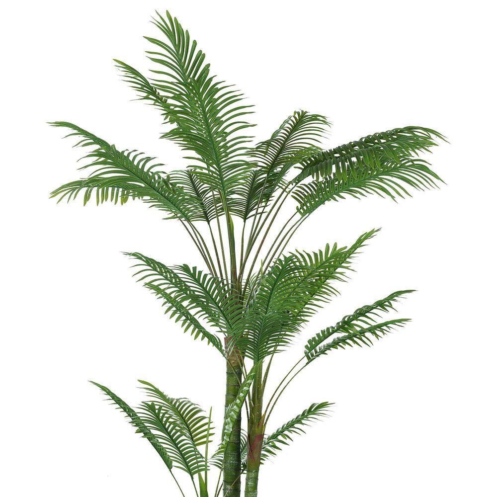 Vanity Art 85 .04 in H Artificial Palm Plant in Planter (Set of 2)