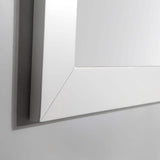Vanity Art Genoa 48 in. W x 22 in. D x 36 in. H Bath Vanity in White with Engineered Marble Top in White with Basin and Mirror