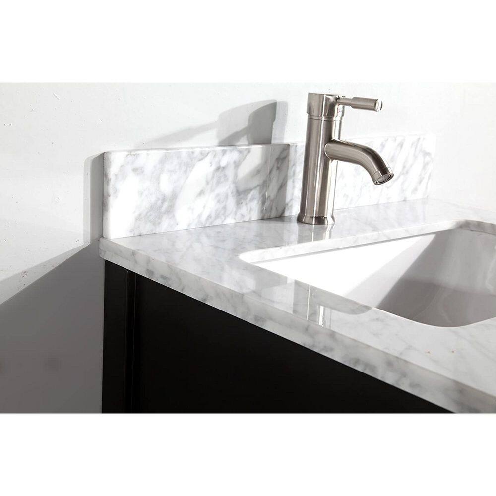 Vanity Art Savona 24 in. W x 22 in. D x 36 in. H Bath Vanity in Grey with Vanity Top in White with White Basin and Mirror
