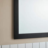 Vanity Art 42 in. W x 18 in. D x 36 in. H Bathroom Vanity in Espresso with Single Basin Vanity Top in White Ceramic and Mirror
