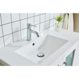 Vanity Art Brescia 72 in. W x 18 in. D x 36 in. H Bath Vanity in White with Vanity Top in White with White Basin and Mirror